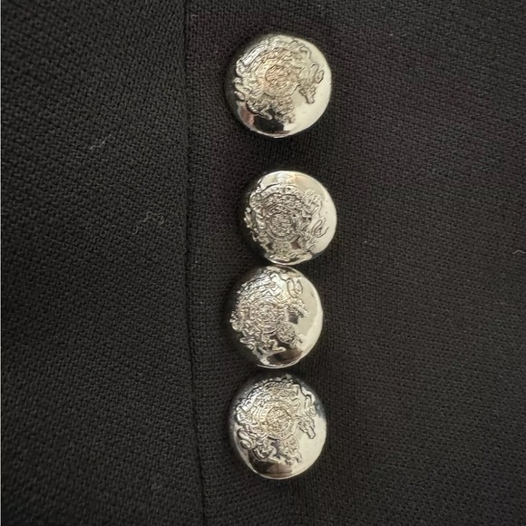 Vintage Ralph Lauren Saville Row Embroidered 100% Wool Naval Duster Blazer Coat - Picture 3 of 7